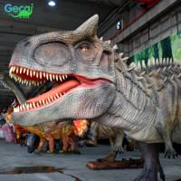 Gecai Dinosaure Carnotaurus animatronique grandeur nature pour parc à dinosaures