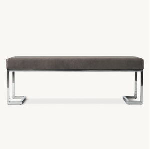 Sassanid OEM Ensemble de chambre à coucher design italien contemporain Banc en cuir glamour Loren - Product Image 4