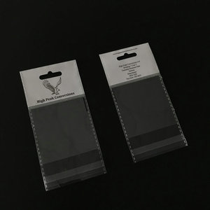 100 cái/gói tùy chỉnh in logo rõ ràng tự dính con dấu gói bao bì Bopp <span class=keywords><strong>OPP</strong></span> thẻ tiêu đề túi cho đồ trang sức - Product Image 2