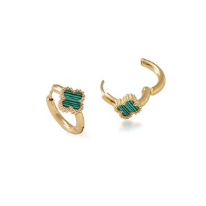 Pendientes <span class=keywords><strong>de</strong></span> Aro <span class=keywords><strong>de</strong></span> Acero Inoxidable con Baño <span class=keywords><strong>de</strong></span> <span class=keywords><strong>Oro</strong></span> <span class=keywords><strong>de</strong></span> 18K, Estilo Francés Vintage, Delicados, Resistentes al Agua y con Retención <span class=keywords><strong>de</strong></span> Color, Ideales para Regalo, Venta al por Mayor - Product Image 2