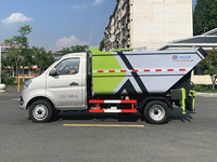 Camion à ordures électrique autochargeur Chang'an, compacteur 4x2, transmission manuelle, norme d'émission Euro 2