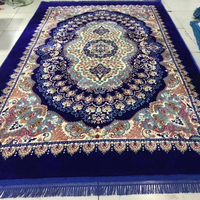 Tapis d'art imprimé en 3D de luxe léger style moderne hôtel salon marocain et tapis de mosquée rembourrage en polyester