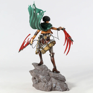 35CM <span class=keywords><strong>Shingeki</strong></span> No <span class=keywords><strong>Kyojin</strong></span> ataque Rivaille Ackerman PVC Anime figura colección juguete muñeca - Product Image 6