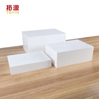 En Stock Lot de 3 Présentoirs Alimentaires en Acrylique pour Buffet – Rehausseurs et Socles de Présentation