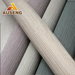 Factory Supply Modern 5 Star Hotel Project 30oz Fabric Backed WallPaper Covering Commercial PVC Wall Cloth Vinyl Wallcovering