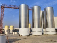 Serbatoi Silo per Latte Industriali in Acciaio Inossidabile 304 316L da 50 e 100 Tonnellate