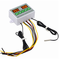 ST3012 double contrôleur de température Thermostat numérique incubateur contrôle micro-ordinateur double sonde 12V 24V 220V