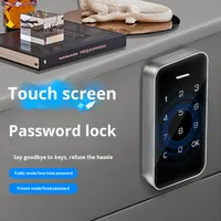 Serrure RFID serrure d'armoire sans clé numérique mot de passe/carte accès clavier tactile casier de gymnastique poli tiroir de bureau usage public/privé