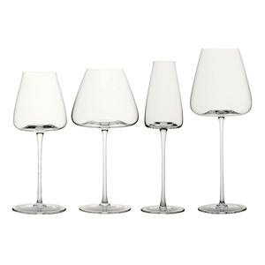 Ensemble de verres à vin en cristal sans plomb faits à la main, forme conique, pour vin rouge, capacité 301-400 ml - Product Image 3