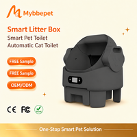Kotak Pasir Kucing Otomatis Pintar Ramah Lingkungan Mudah Dibersihkan Kontrol APP Terbuka di Atas Kapasitas Besar Sensor Anti-Jepit Ganda Keamanan Ganda