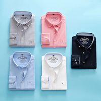 Chemises boutonnées unies pour hommes Yomo Wholesale, différentes couleurs, chemises de couleur néon, mode masculine