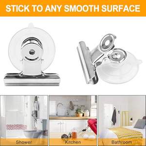 2024 gran oferta fuerte Metal <span class=keywords><strong>Bulldog</strong></span> ventosa Clip colgante accesorios de oficina para cocina baño abrazadera ventana vidrio succión - Product Image 3