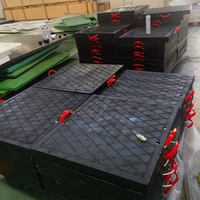 Plaques de support antidérapantes en polyéthylène haute densité pour grue, fournisseur en gros, épaisseur personnalisée, plaques de support UHMWPE pour stabilisateurs