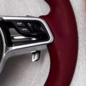 Volante Deportivo de Cuero Completo para Modelos <span class=keywords><strong>Porsche</strong></span> Panamera, Cayenne, <span class=keywords><strong>Macan</strong></span>, 718, 911, 918, 997, Taycan, Boxster - Product Image 4