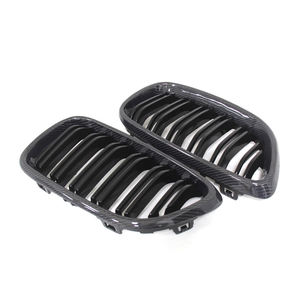 宝马2系F22 F23 235I 240I M2 F87双肾板条前格栅碳纤维保险杠格栅 - Product Image 6