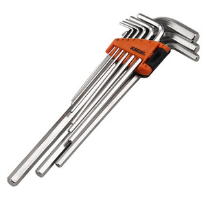 Juego de Llaves hexagonales/de estrella KSEIBI, llave Allen extralarga de 9 piezas, tipo L - Product Image 1