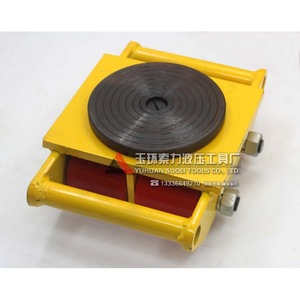 รถขนส่งรถถังขนาดเล็ก 6T รถเข็นเหล็กอัลลอยด์อุตสาหกรรมสี่ล้อ สีแดง - Product Image 4
