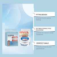 Produit phare : Ensemble de prothèses dentaires en silicone pour diverses dents, améliorant l'esthétique du sourire, avec installation confortable et pratique