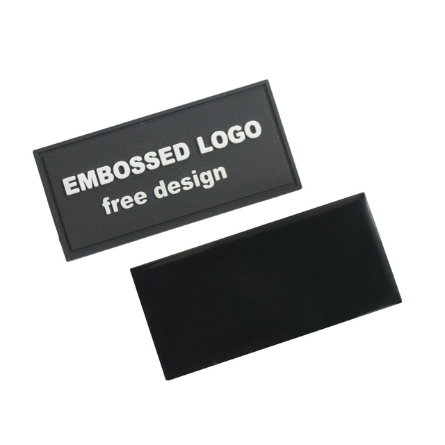 Bag Labels Earphone Port Rubber PVC Patch for Fanny Pack