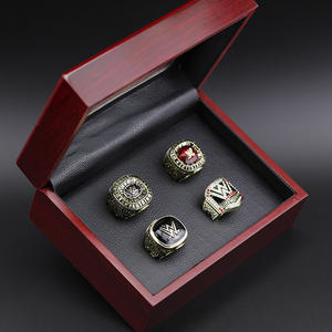 2004-2008 2015-2016美国专业时尚宝石戒指4件套公主切割合金摔跤戒指 - Product Image 3