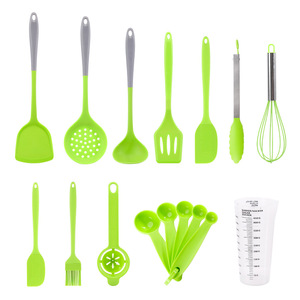 Ensemble d'ustensiles de <span class=keywords><strong>cuisine</strong></span> en silicone 16 pièces, 446 ° Ensemble d'ustensiles de <span class=keywords><strong>cuisine</strong></span> résistants à la chaleur, spatule, spatule à retourner, <span class=keywords><strong>fouet</strong></span>, pinces - Product Image 6