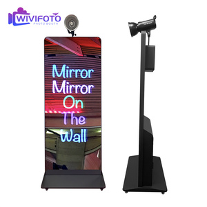 Miroir Photobooth Tactile Hot Sale avec Imprimante, Compatible Appareil <span class=keywords><strong>Photo</strong></span> Reflex, Cadre Métallique et Wi-Fi Intégré - Product Image 4