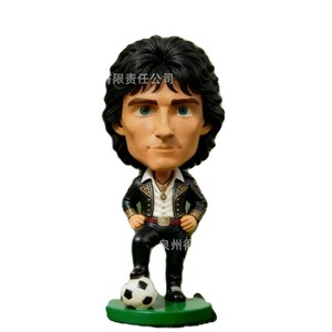 Figura de cantante de rock con diseño de cabeza a la deriva, decoración contemporánea para sala de estar, regalo de cumpleaños, resinas sintéticas - Product Image 1