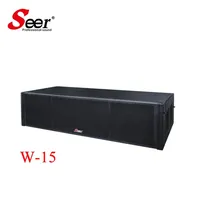 Module de sonorisation Line Array 3 voies Seer W-15 1600W, haute performance extérieure, en contreplaqué de bouleau, SPL élevé 142dB, Chine