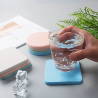 Accueil Stone Coaster Set élimine les filigranes et sèche instantanément séchage diatomite sous-verre cadeau