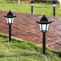 Projecteur solaire LED RGB à palette de couleurs IP65 étanche en forme de palais, lumière hexagonale au sol pour patio, cour extérieure, jardin
