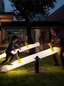 Smart Lighted Color-Changing Seesaw Parent-Child Interactive Durable <b>Outdoor</b> Park <b>Amusement</b> Park Custom - Product Image 2