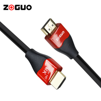 Câble HDMI 8K 2.1-Disponible en 1m 1.5m 2m 3m 5m 10m Câble tressé haute vitesse avec 48Gbps, résolution vidéo 4K @ 120Hz/8K @ 60Hz