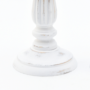 Chandelier <span class=keywords><strong>haut</strong></span> <span class=keywords><strong>en</strong></span> <span class=keywords><strong>bois</strong></span> blanc 2 tailles, 1 pièce, décoration de table quotidienne, mariage, église, Vintage - Product Image 4