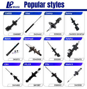 โช้คอัพหน้า G1044 ยี่ห้อ Bilusi ผลิตในญี่ปุ่น รุ่น 339023 สำหรับ TOYOTA Camry <span class=keywords><strong>2009</strong></span> V6 และ LEXUS ES - Product Image 2