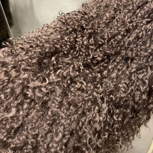 <span class=keywords><strong>Cappotto</strong></span> Invernale da Donna con Soffice Collo in Pelliccia, Morbido <span class=keywords><strong>Cappotto</strong></span> in Pelliccia di Agnello <span class=keywords><strong>Marrone</strong></span> <span class=keywords><strong>Scuro</strong></span>, Pellicce Mongole - Product Image 4