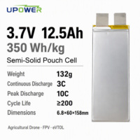 Batterie de drone multirotor rechargeable ULi à haute densité énergétique 350Wh/kg 3.7V 12.5Ah NMC Pouch Cell pour UAV à charge lourde