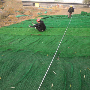 Bờ sông AO dốc bảo vệ mạng lưới thảm thực vật ba chiều dốc đất đường cao tốc dốc phủ xanh phun trồng cỏ - Product Image 4