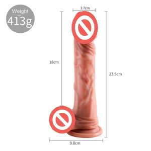 Vibratore Realistico in Silicone Liquido Riscaldante con Telecomando, Morbido, Impermeabile IPx6, Ecologico, Giocattolo Sessuale per Adulti - Product Image 5