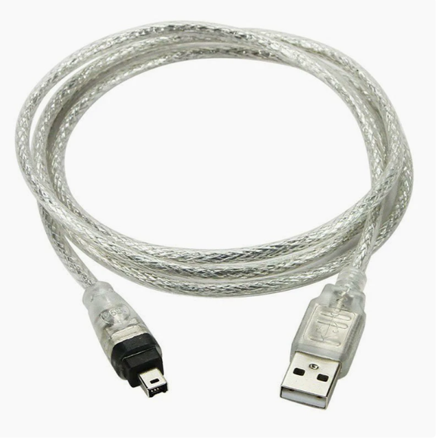 1.5m Firewire Cable USB to 4 Pins Ieee 1394 Firewire Data Cable