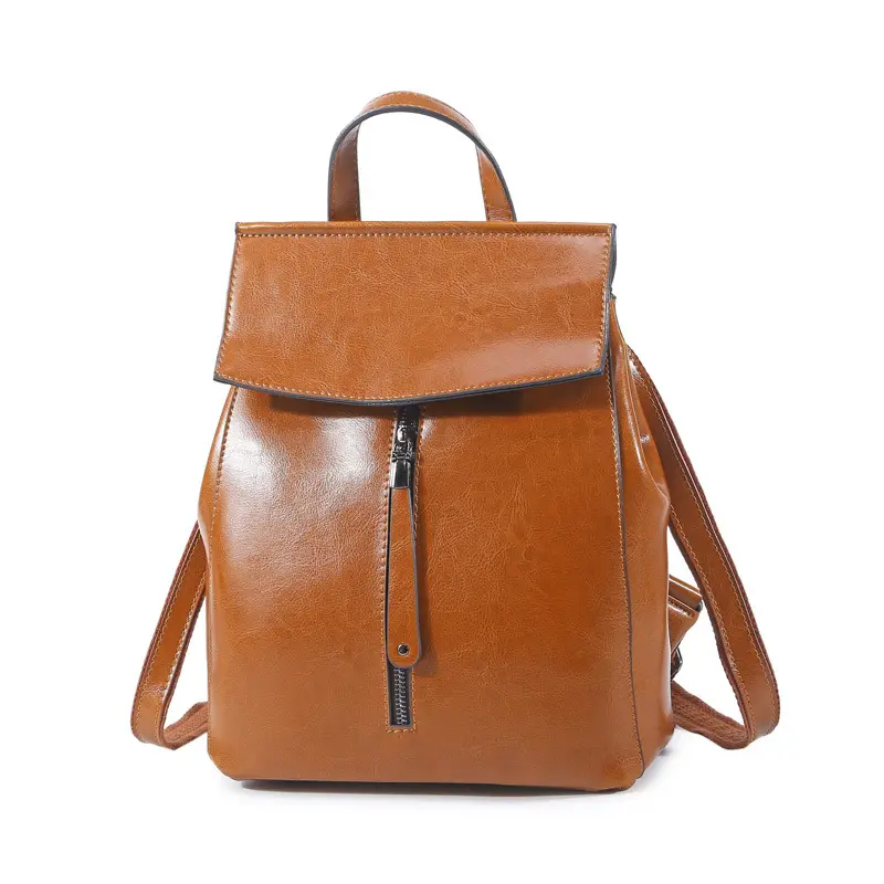 Women's Fashion Backpack Purse Genuine Leather Satchel Handbag Daily Pack