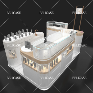 Kính sang trọng tủ trưng bày với ánh sáng Nước hoa Showcase hương thơm hiển thị hiển thị trường hợp nước hoa Kính truy cập nước hoa thanh <span class=keywords><strong>kiosk</strong></span> - Product Image 1