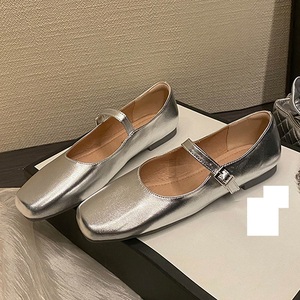 Zapatos de Tacón Alto y Bajo Elegantes para Mujer, Sandalias Cómodas de Cuero con Plantilla de PU, Aumentan la Estatura, Ideales para el Trabajo y Desplazamientos - Product Image 2