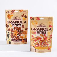 Sachet Doypack Personnalisé avec Logo Imprimé, Qualité Alimentaire, Fermeture Éclair, pour Noix de Cajou, Biscuits et Autres Aliments