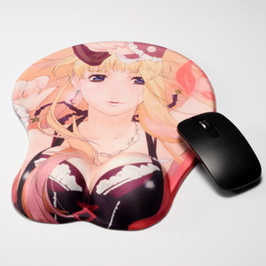 แผ่นรองเมาส์ซิลิโคนรูปสาวอนิเมะเซ็กซี่ 3 มิติ อกใหญ่ นมโต - Product Image 3