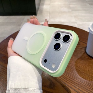 Funda Magnética Degradada con Efecto Esmerilado para iPhone 17 Pro Max, 17 Air, 16, 15, 14, 13, 12, 11, Antigolpes - Product Image 6