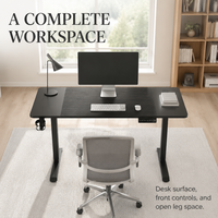 Bureau debout électrique réglable en hauteur AOR, structure en métal, design moderne, multifonctionnel, pour la maison, le bureau et usage commercial