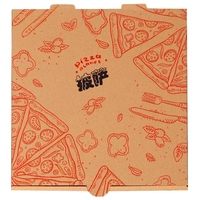 10/9/8/Scatola per Pizza monouso ondulata ispessita 7/6 pollici per l'imballaggio alimentare per la consegna della Pizza