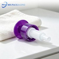 Populaire en plastique 24/410 & 28/410 distributeur de pompe de shampooing de lavage des mains gauche/droite bouchon de lotion de savon liquide pour bouteilles