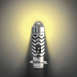 P15D LED หลอดไฟหน้ารถจักรยานยนต์พร้อมเลนส์โปรเจคเตอร์ 360 องศาลำแสงสูงและต่ำไฟหน้าสำหรับสกู๊ตเตอร์รีเทฟิตติ้ง - Product Image 3