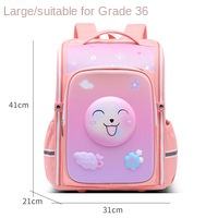 Coral white clouds large